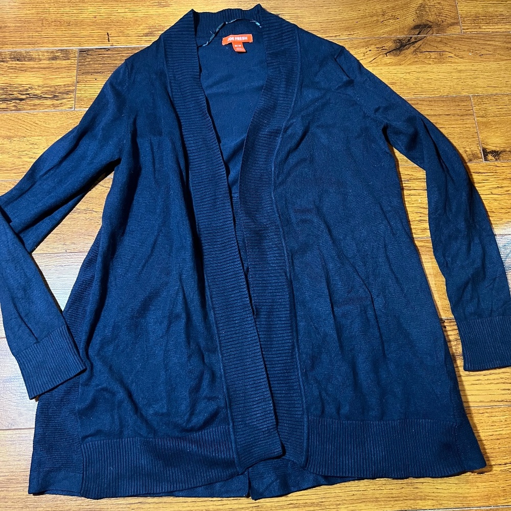 Joe Fresh - Split Back Cardi - Midnight Blue - Size M